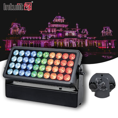 एलईडी 40X10W आरजीबीडब्ल्यू 4 इन 1 आउटडोर वाटरप्रूफ वॉल वाशर वॉल लैंडस्केप एलईडी लैंप एलईडी वॉल वाशर स्पॉटलाइट फ्लडलाइट