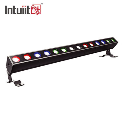140W RGBW 4in1 IP65 वाटरप्रूफ एलईडी रैखिक वॉल वॉशर 14x10W DMX512/RDM सिटी कलर बिल्डिंग लाइटिंग