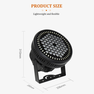 60*12W RGBW 4in1 IP65 आउटडोर एलईडी PAR कैन अपलाइटिंग सेट DMX512 स्टेज वाश लाइट फॉर वेडिंग इवेंट बिल्डिंग फेसैड