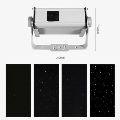 आरजीबी 13W स्टार लेजर प्रोजेक्टर आईपी65 स्टार फायरफ्लाई प्रोजेक्टर प्रदर्शन, पार्टियों, नाइट क्लबों के लिए