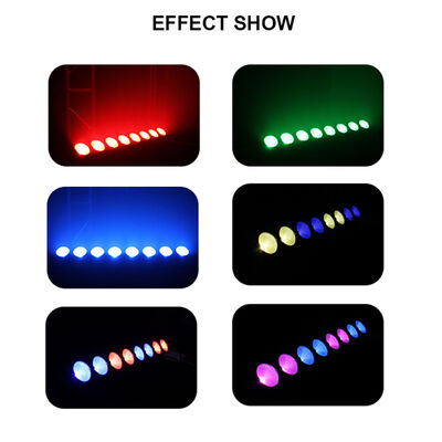 8*15W RGB 3in1 LED Wall Washer Pixel Light Stage Light for Nightclub Party Wedding Wash Strobe Light