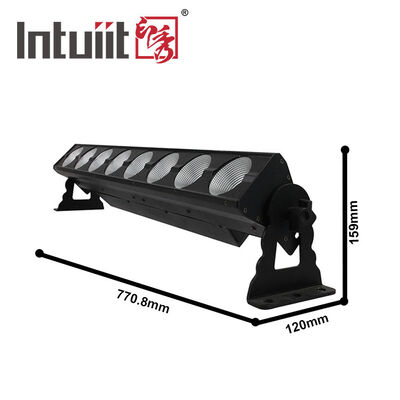 एलईडी 8x15W आरजीबी कोब 3In1 बार के लिए रैखिक प्रकाश एलईडी वॉल वॉश लाइट कोब बार स्टेज लाइट