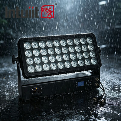 400W IP65 RGBW 4IN1 LED फ्लड लाइट सिटी कलर वॉल वॉशिंग लाइट DMX512 कंट्रोल के साथ