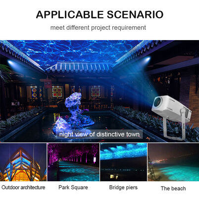 Realistic Ocean Water Wave Projector 400W LED Ripple Effect Light for Outdoor Park Theme Garden Stage Decoration Lighting
