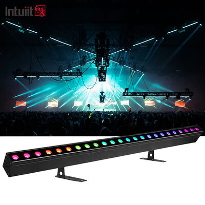 LED Stage Light Bar 24x2W RGBW 4in1 IP20 Wall Washer DMX512 LED Wash Strip Lights for DJ Disco Club Party Uplighting