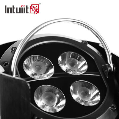 4*12W LED Par Can IP54 रेनप्रूफ बैटरी चालित वायरलेस DMX रिमोट कंट्रोल RGBW 4in1 स्टेज डीजे वॉश लाइट अपलाइटिंग