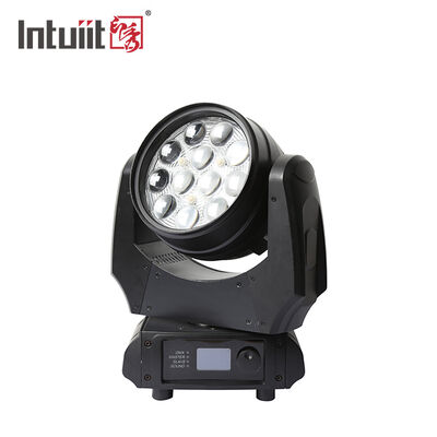 हॉट सेल एलईडी मूविंग हेड वॉश लाइट 12x10W RGBW 4in1 DMX512 वेडिंग पार्टी KTV के लिए प्रोफेशनल स्टेज डाइंग लैंप