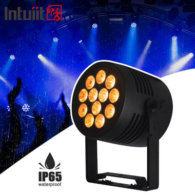 12*20W RGBWA+UV 6in1 LED पार लाइट IP65 आउटडोर वाटरप्रूफ DMX512 वेडिंग डीजे पार्टी के लिए स्टेज अपलाइटिंग