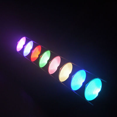 कलर मिक्सिंग 120W COB LED स्टेज लाइट 8*15W RGB LED पिक्सेल बार वॉल वॉशर लाइट