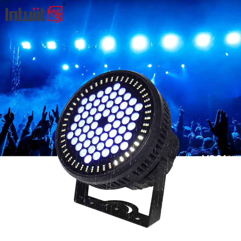 उच्च शक्ति आरजीबीडब्ल्यू एलईडी 60 पार रोशनी DMX512 60x12W डिस्को बीम पार्टी प्रकाश मंच छत पट्टी के लिए प्रकाश