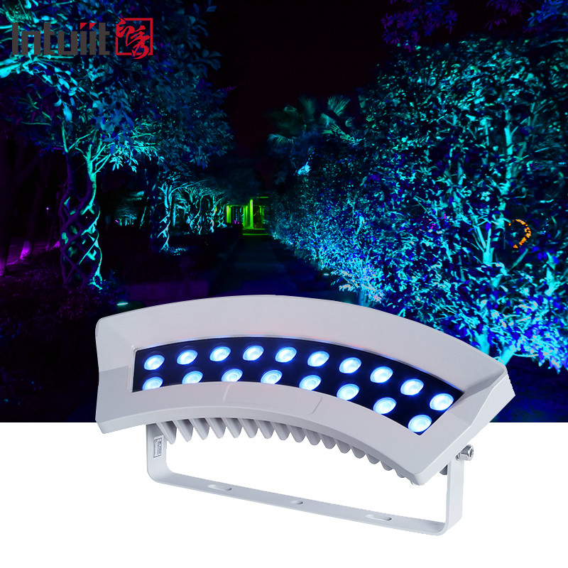 DMX512 36W rgbw रंगीन एलईडी गले पेड़ प्रकाश IP65 जलरोधक पेड़ लैंप स्पॉट प्रकाश आउटडोर उद्यान परिदृश्य रोशनी