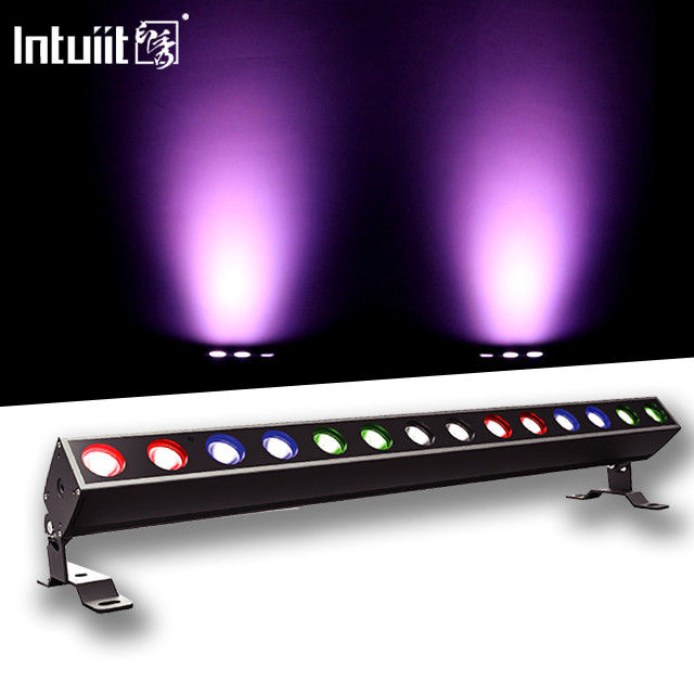 Dmx 14X10W RGBW 4in1 इनडोर आउटडोर स्टेज लाइट एलईडी वॉल वाशर स्टेज लाइट्स