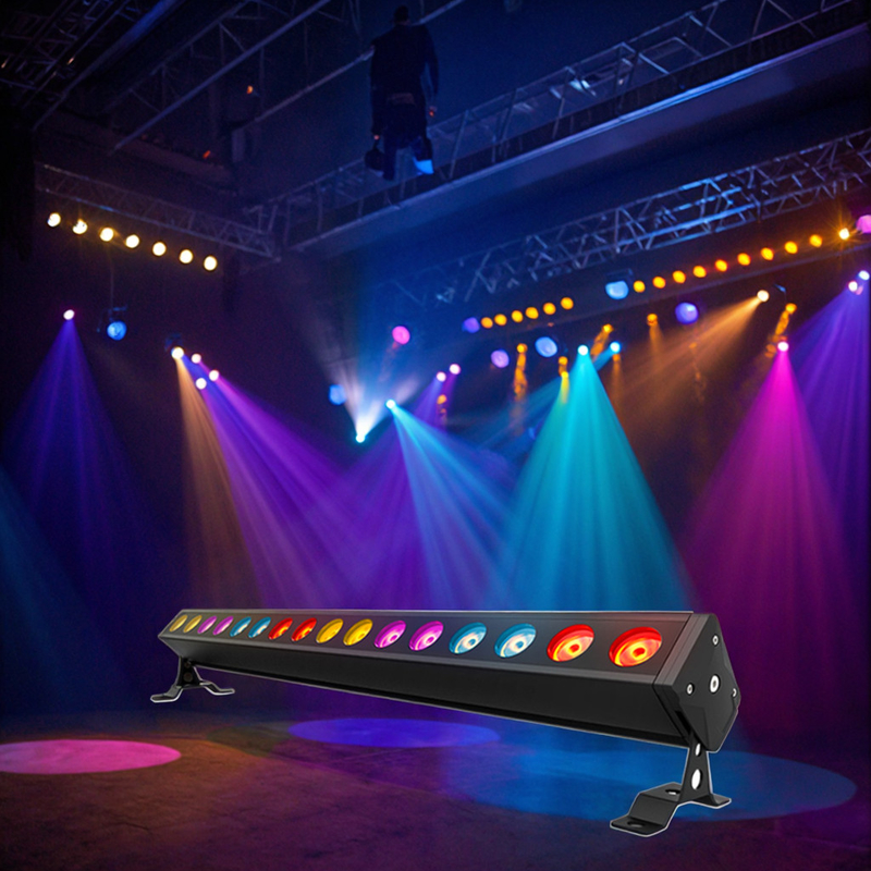 आउटडोर वाटरप्रूफ IP65 वॉल वॉशर एलईडी लाइट 16*5W DMX512 RGBW एल्यूमीनियम आवास स्टेज लाइटिंग