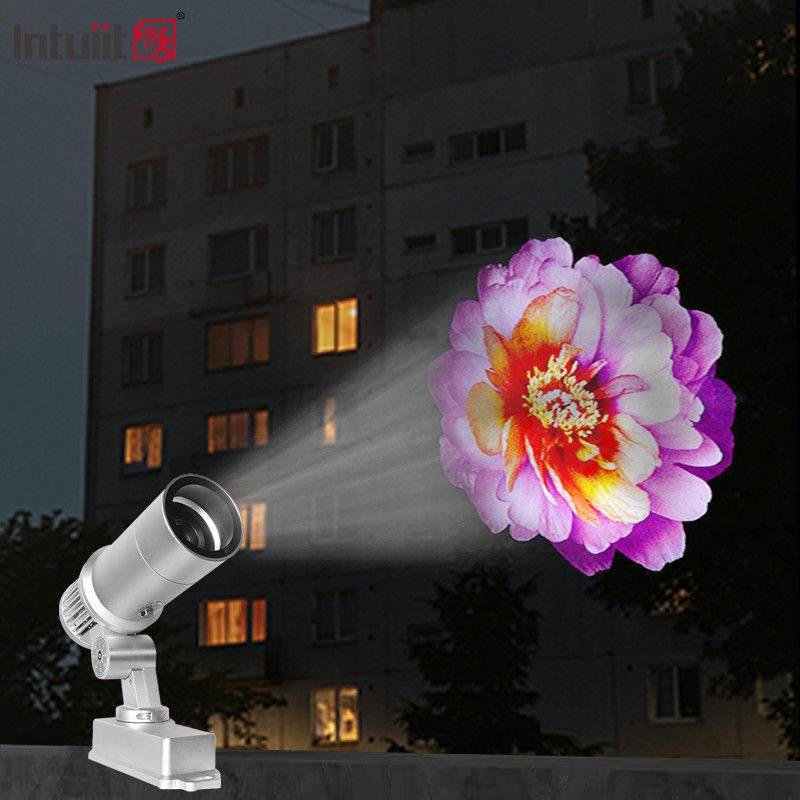 60W HD उज्ज्वल वाणिज्यिक विज्ञापन प्रकाश लोगो गोबो प्रोजेक्शन लैंप आउटडोर एलईडी प्रोजेक्टर प्रकाश