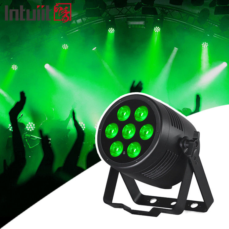 7x20W Rgbwauv एलईडी स्टेज प्रकाश Dmx512 घटना शादी चर्च स्टेज पार्टी प्रकाश के लिए नियंत्रण प्रकाश