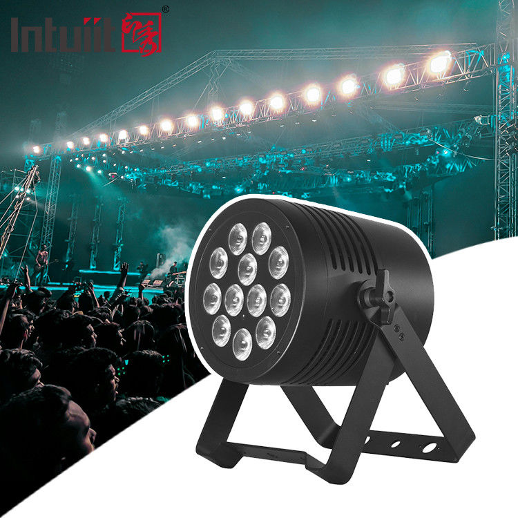 आउटडोर एलईडी स्टेज लाइट्स DMX 12pcs*20W 6 इन 1 RGBWA यूवी वाटरप्रूफ PAR लाइट्स फॉर वेडिंग/स्टेज/डिस्को/कॉन्सर्ट लाइट्स