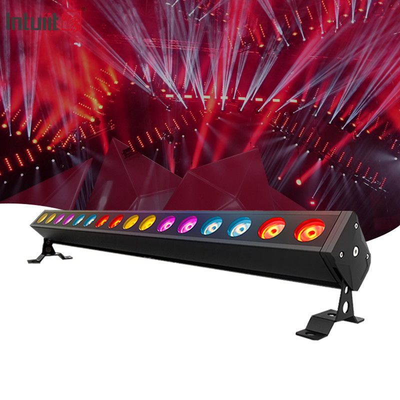 पेशेवर स्टेज इफेक्ट लाइट 1 मीटर लंबाई DMX 16x5W RGBW 6in1 वॉल वॉशर एलईडी पिक्सेल बार