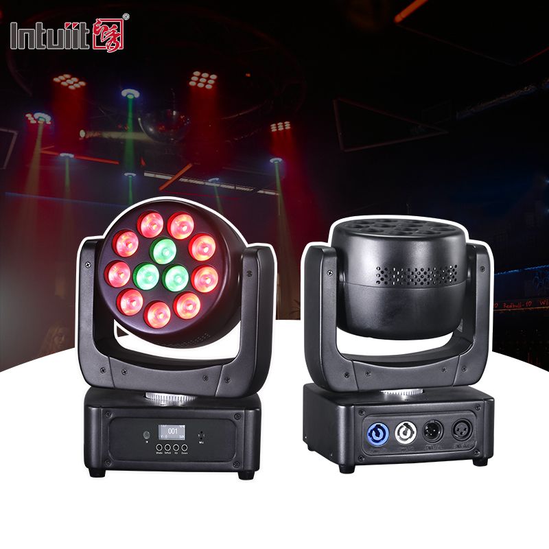 इवेंट शो स्टेज लाइटिंग उपकरण DMX बीम RGBW 12x8w एलईडी वॉश मूविंग हेड लाइट