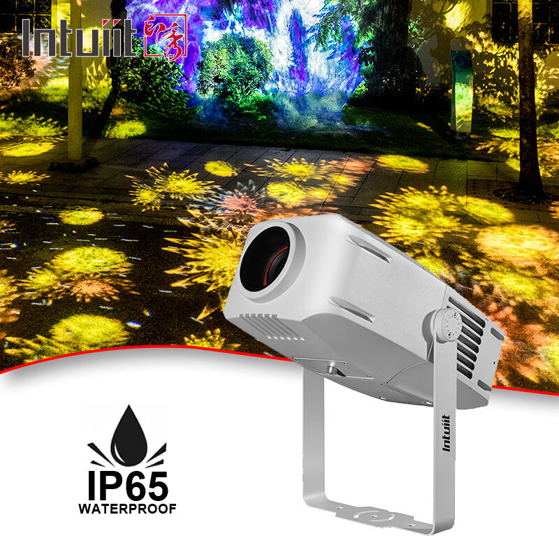 Waterproof Ip65 400w Outdoor Advertising Gobo Projector Rotating Projection Led Gobo Light Projector