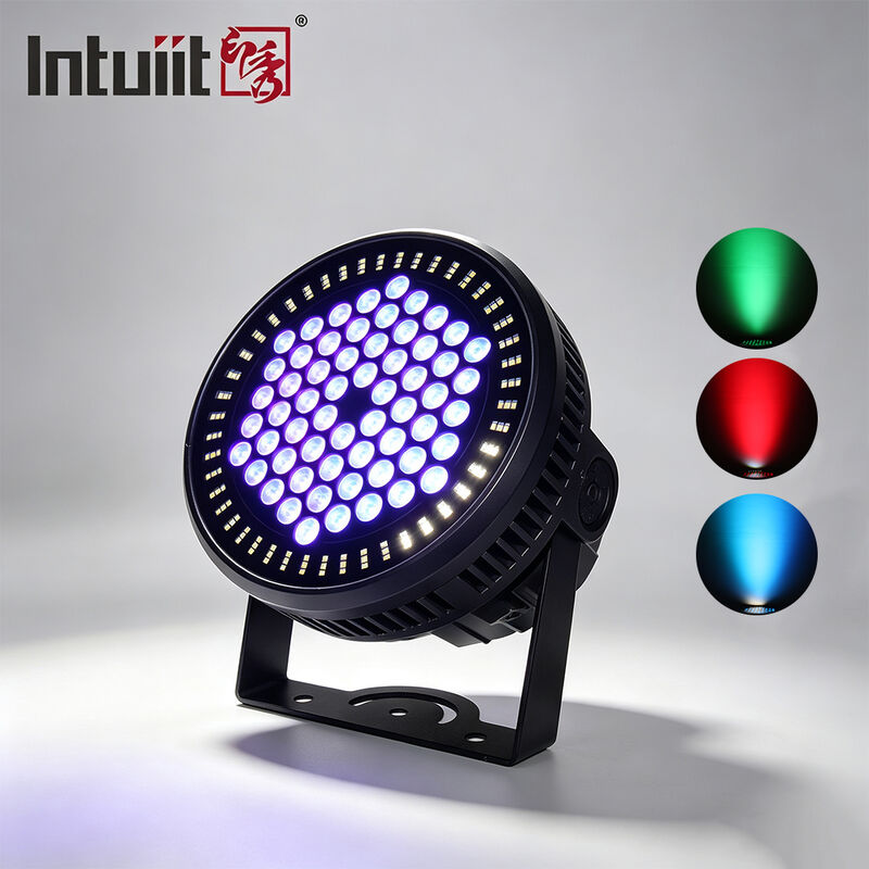 60*12W RGBW 4in1 IP65 आउटडोर एलईडी PAR कैन अपलाइटिंग सेट DMX512 स्टेज वाश लाइट फॉर वेडिंग इवेंट बिल्डिंग फेसैड