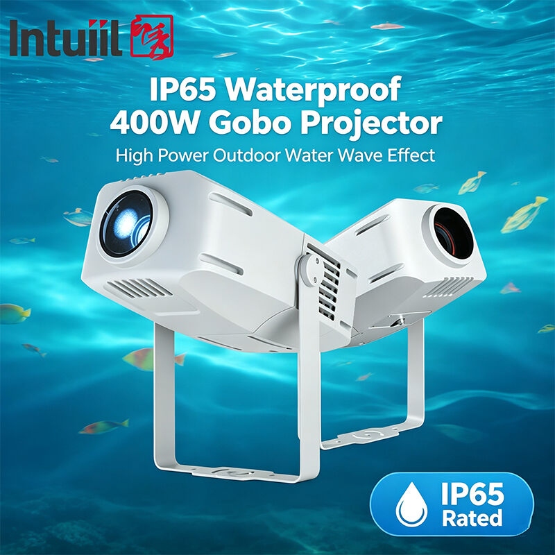 400W IP65 वाटर वेव प्रोजेक्टर लाइट LED DMX512 आउटडोर डायनामिक रिपल इफेक्ट बिल्डिंग, पूल और स्टेज के लिए