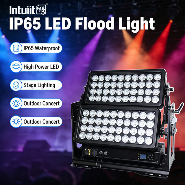400W 800W 1500W हाई पावर एलईडी फ्लड लाइट IP65 वाटरप्रूफ DMX512 आउटडोर स्टेडियम बिल्डिंग औद्योगिक निर्माण प्रकाश व्यवस्था