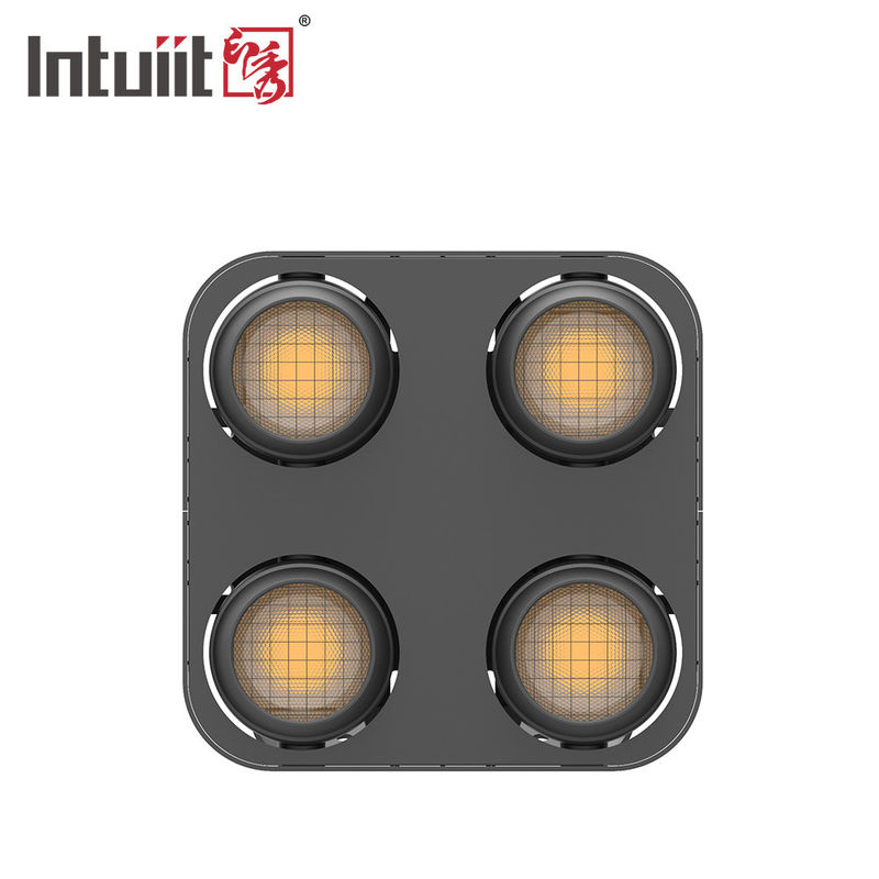 DMX512 कंट्रोल आरजीबी एलईडी इफेक्ट डिस्को लाइट फोर हेड एलईडी ब्लिंडर लाइट 1800K 3000K एडजस्टेबल