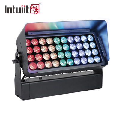 40X10W DMX RGBW 4 In1 LED फ्लड वॉल वॉशर लाइट वाटरप्रूफ IP65 आउटडोर सिटी बिल्डिंग कलर लाइटिंग: