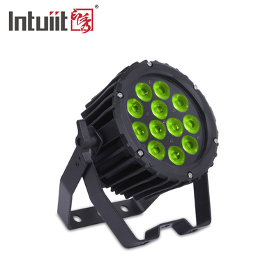 DJ डिस्को पार्टी के लिए RGB 3 इन 1 LED स्टेज Dmx फ्लैट पार लाइट स्लिम पार्कन 12*3W