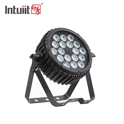 हाई पावर एल्युमिनियम एलईडी पार स्टेज लाइट्स 18pcs 3W स्लिम स्टेज लाइटिंग Par