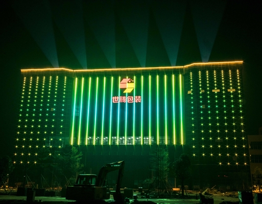 बिल्डिंग प्रोजेक्ट के लिए 16x5w Rgbw Dmx512 एलईडी फ्लड लाइट आईपी65 एलईडी डीजे बार