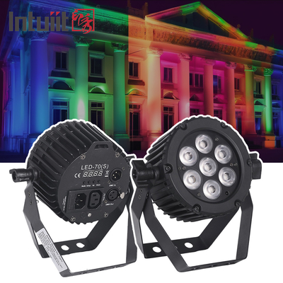 22W एल्यूमीनियम एलईडी पार रोशनी DMX 512 पार्टी क्लब डिस्को प्रकाश व्यवस्था RGBW 3in1 एलईडी पार कैन मंच रोशनी