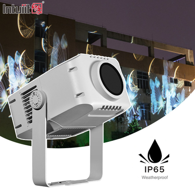 100W IP65 लोगो प्रोजेक्टर लैंप गोबो लाइट आउटडोर 7+1 घुमावदार गोबो पेशेवर विज्ञापन रोशनी
