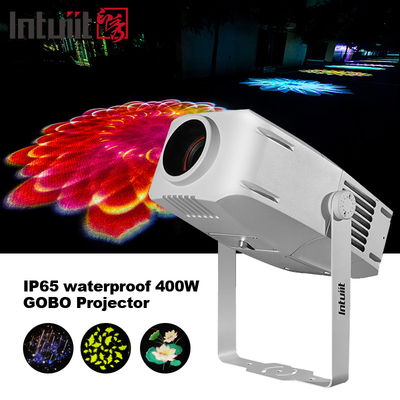 IP65 400W गोबो एलईडी प्रोजेक्टर वाटरप्रूफ प्रचार प्रकाश प्रोजेक्टर आउटडोर एलईडी प्रोजेक्टर प्रकाश लोगो