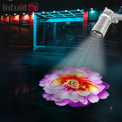 60W आउटडोर एलईडी लोगो लाइट प्रोजेक्टर विज्ञापन डिस्प्ले IP65 गोबो प्रोजेक्टर दुकान के लिए