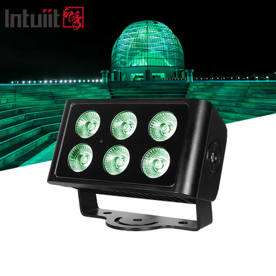 IP65 DMX 40w आरजीबीडब्ल्यू आउटडोर एलईडी फ्लड लाइट मिनी सिटी कलर एलईडी वाश स्टेज लाइट लैंडस्केप के लिए