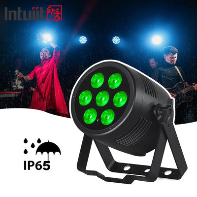 IP65 एलईडी वाटरप्रूफ Par लाइट 7x20w Rgbwa-uv 6in1 आउटडोर एलईडी Par Can Light