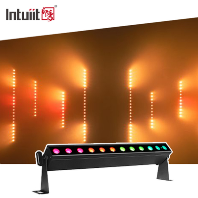 IP20 स्टेज इवेंट पार्टी वेडिंग 12x2W RGBW DMX बैटरी संचालित एलईडी वॉल वॉशर अपलाइट