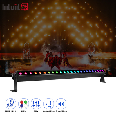 24x2W DMX LED बार RGBW 4IN1 LED स्टेज Dmx512 वॉल वॉशर इनडोर उपयोग डीजे डिस्को लाइट्स