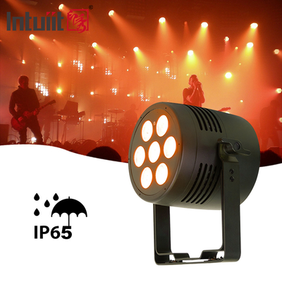 7x20w IP65 DMX512 स्टेज बार पार्टी लाइट्स Rgbwa-uv 6in1 Led Par Can Light Dj डिस्को पार्टी