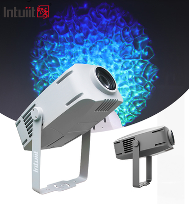 उच्च गुणवत्ता वाले 200W IP65 जलरोधक एलईडी आउटडोर प्रोजेक्शन लाइट्स नाइट क्लब के लिए रंगीन जल तरंग प्रभाव डीजे गोबो स्टेज लाइटिंग