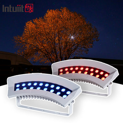 पेशेवर RGBW LED बिल्डिंग ट्री फ्लड लाइट वाटरप्रूफ IP65 DMX512 LED फ्लडलाइट आउटडोर फैकेड लाइटिंग के लिए 36W