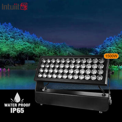 फैक्टरी थोक 2000W एलईडी बाढ़ प्रकाश आउटडोर IP65 48x40W आरजीबीडब्ल्यू 4in1 आर्किटेक्चरल वॉश लाइट सिटी ब्यूटीफिकेशन प्रोजेक्ट के लिए