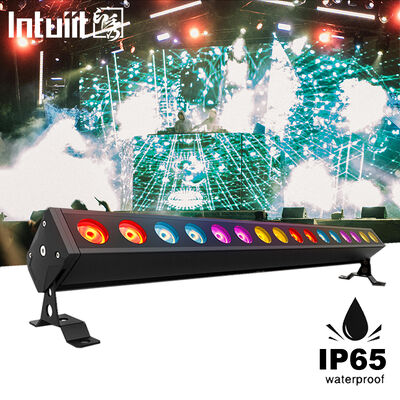 IP65 आउटडोर 16x5W RGBW 4-इन-1 एलईडी रैखिक वॉल वाशर बार लाइट DMX512 स्टेज आर्किटेक्चर वाश लाइटिंग