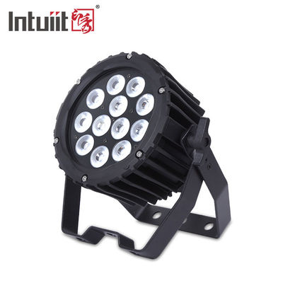 12x3W 4 इन 1 RGBW LED आउटडोर अपलाइट IP65 डीजे स्टेज पार लाइट ऑटो रनिंग