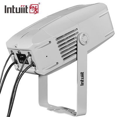 240V IP65 वाटरप्रूफ आउटडोर गोबो प्रोजेक्टर ऑन बिल्डिंग फ्लोर