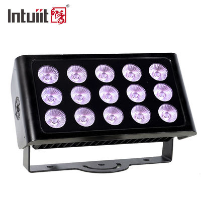 15*5W 4-IN-1 rgbw एलईडी वाणिज्यिक औद्योगिक बाढ़ रोशनी स्टैंड पर आउटडोर स्टेज प्रकाश जुड़नार