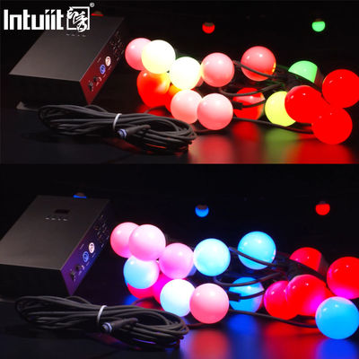 IP54 मल्टी कलर्ड फेयरी लाइट्स प्लग इन 45m 60 LED RGB क्रिसमस लैम्प