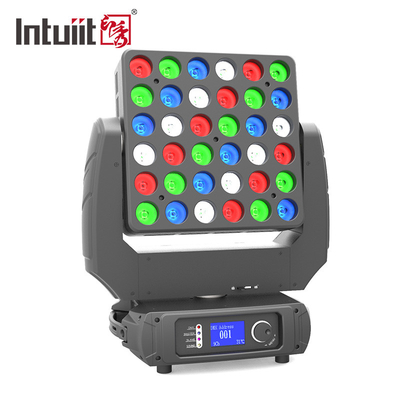 स्टेज प्रदर्शन के लिए 6 * 6 पिक्सेल मैट्रिक्स मूविंग हेड 36x10W RGBW